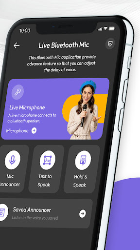 Screenshot Live Microphone Bluetooth MIC
