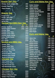 Bar Villa menu 1