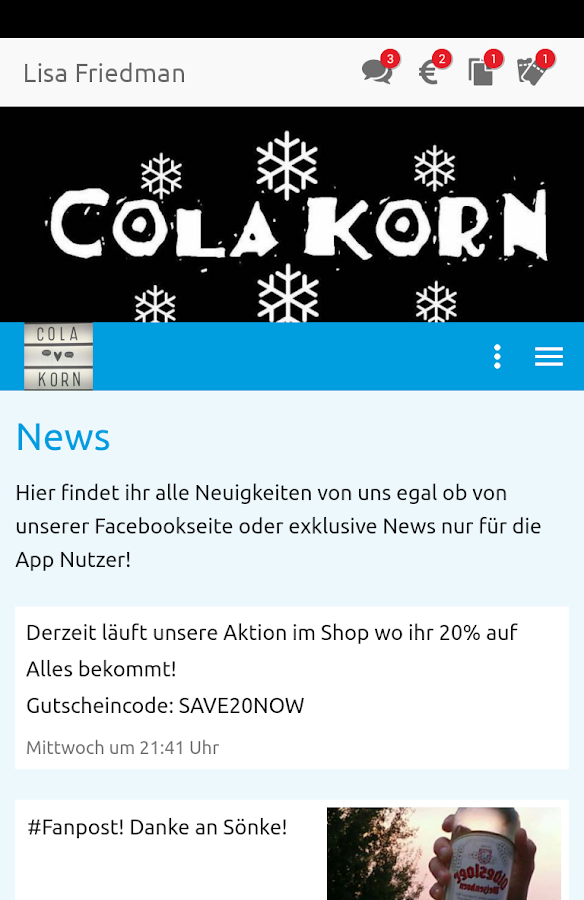 Cola Korn Screen 3