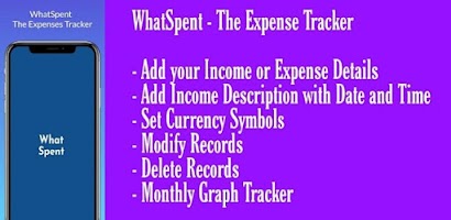 WhatSpent - The Expenses Track Screenshot