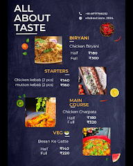 All About Taste menu 1