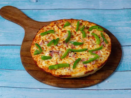 Cheesy Capsicum Pizza