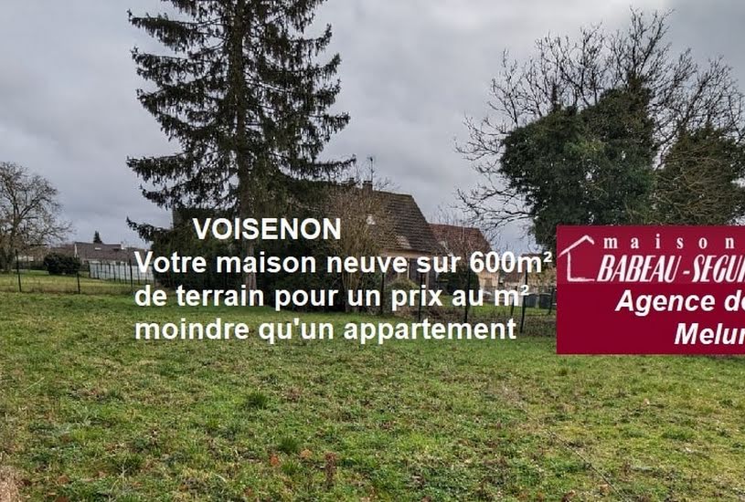  Vente Terrain + Maison - Terrain : 607m² - Maison : 110m² à Voisenon (77950) 