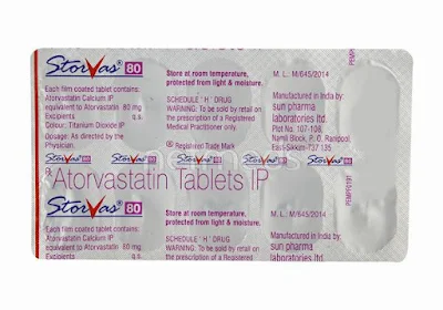 STORVAS 80MG TAB 10'S