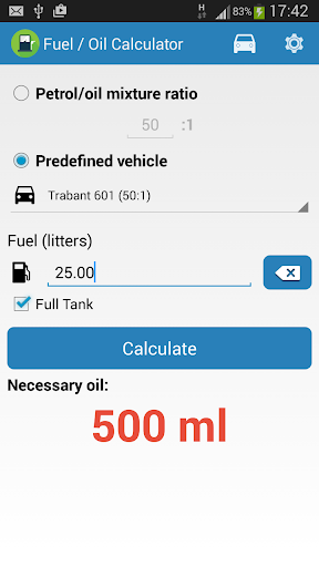 Fuel Oil Calculator