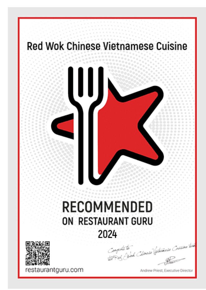 Red Wok Chinese Vietnamese Cuisine gluten-free menu