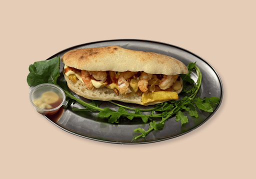 Sandwich Me Karkaleca-Fish&Chips Delivery-Tirana-Baboon Delivery