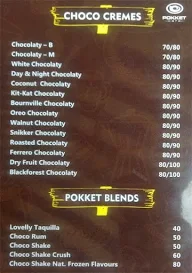 Pokket Cafe menu 2