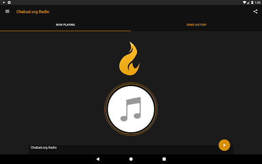 Screenshot Chabad.org Radio