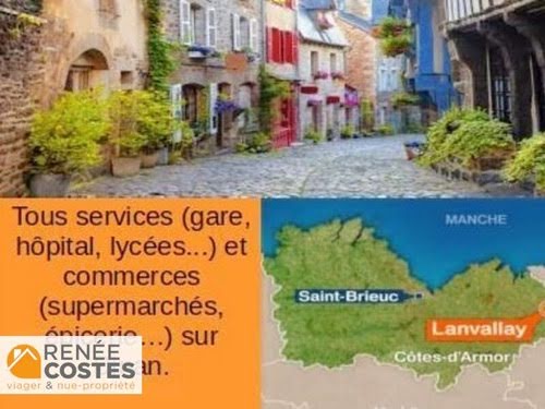 Vente viager 7 pièces 167 m² à Dinan (22100), 113 800 €