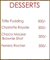 Creme De Fiesta menu 8