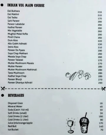 Madhushala menu 