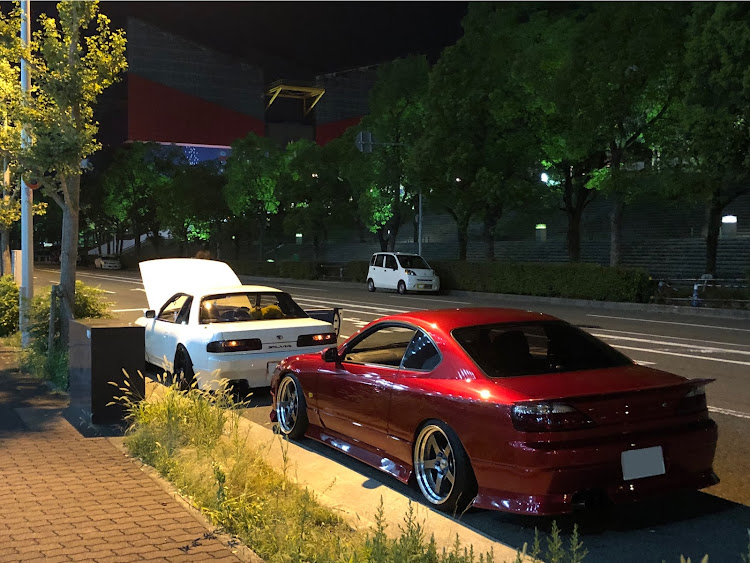 シルビアのS13・夜ドライブ・暇つぶしに・ナイトショット・お盆休み終了に関するカスタム事例の投稿画像3枚目