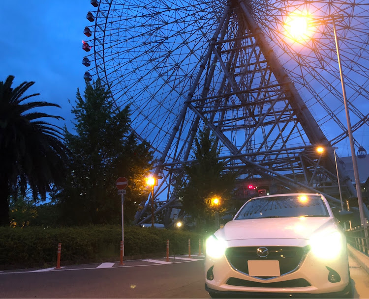 デミオのドライブ・天保山ハーバービレッジ 海遊館に関するカスタム事例の投稿画像1枚目