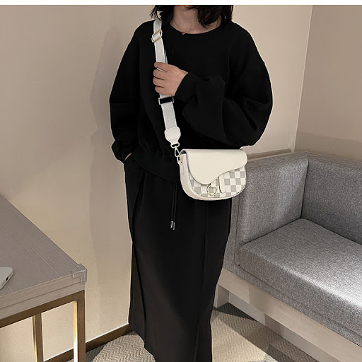 Title 5, Small Womens New All-match Messenger Bag Check...