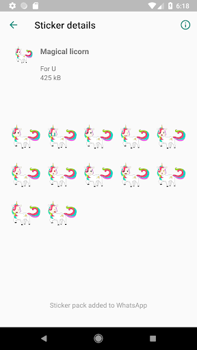 WAStickerApps Unicorn Stickers