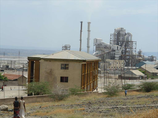 Tata Chemicals Magadi company in Lake Magadi. Picture by Joseph Jamenya..JPG