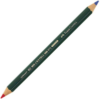 Fargeblyant FABER-CASTELL tykk rd/bl (Org.nr.117500 (873))