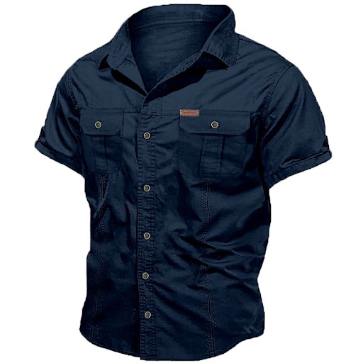 Title 9, Mens Summer Japanese Loose Lapels Workwear Sho...