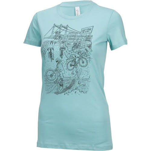 All-City 10th Anniversary Women's T-Shirt: Blue