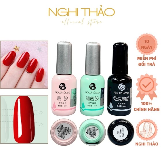 Sơn Top Hoa Hồng Chính Hãng Nghi Thảo 15Ml