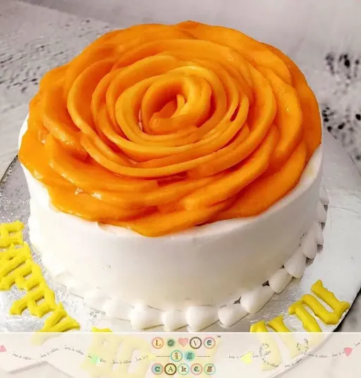 Mango Cream Cake -1/2 Kg