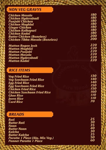 Kunda Biriyani menu 