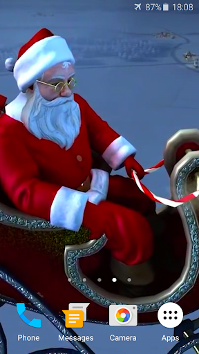 Santa Claus 3D Live Wallpaper