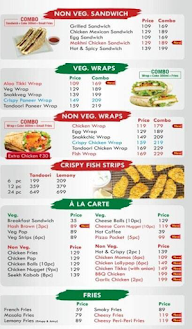 Snakkers menu 3