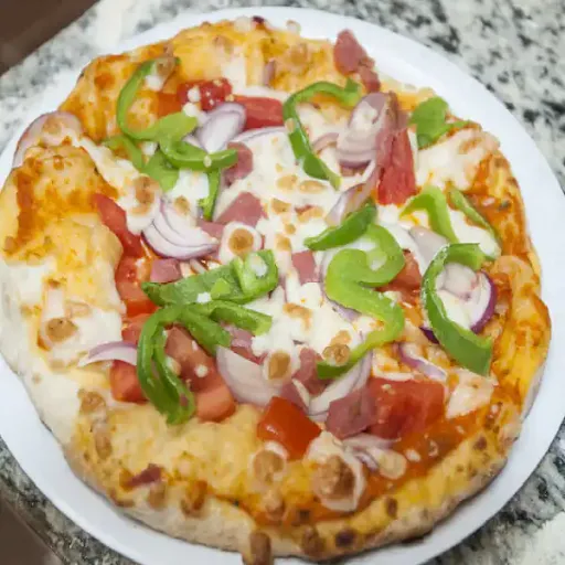 Onion Tomato Capsium Pizza