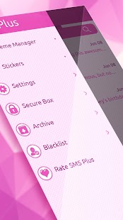 Free Pink Lovely Texting SMS APK for Android