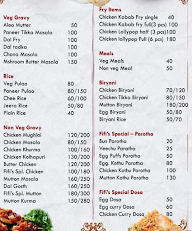 Fifi's Cafe Restaurant menu 3