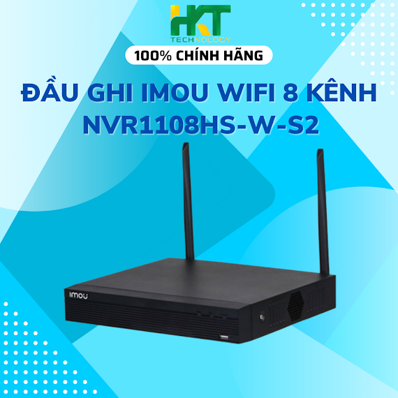 Đầu Ghi Hình 8 Kênh Wifi Camera Imou Nvr1108Hs - W - S2 Hỗ Trợ P2P - Hàng Chính Hãng