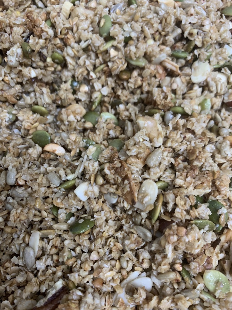 Gluten Free and Vegan Homemade Granola