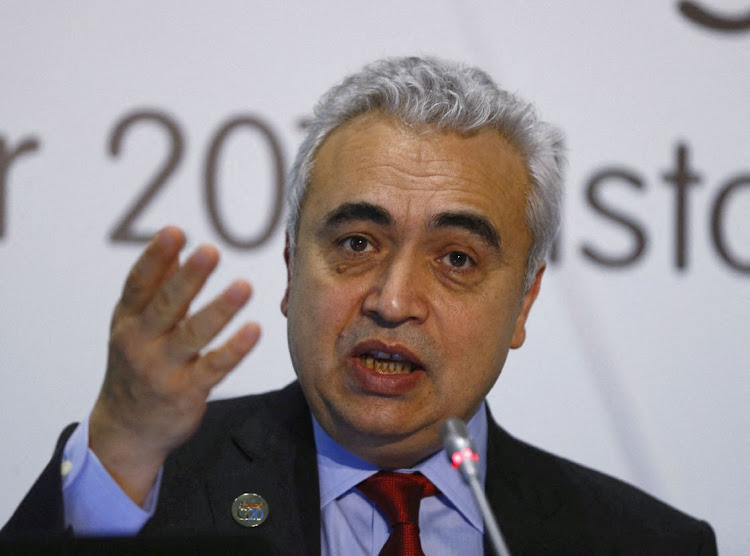International Energy Agency chief Fatih Birol speaks at a news conference in Istanbul, Turkey, October 2 2015. Picture: OSMAN ORSAL/REUTERS