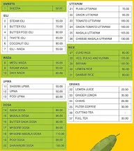 Madras Talkies menu 1