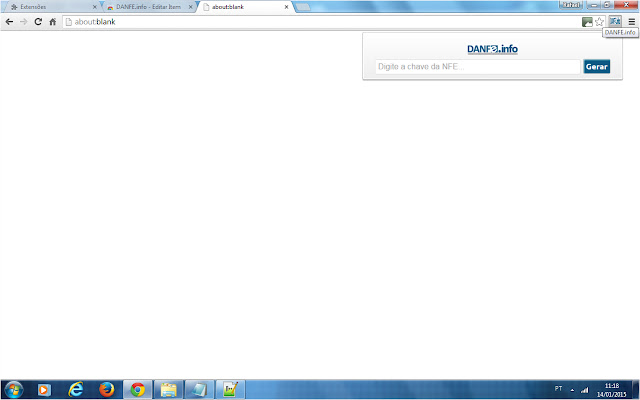 DANFE.info chrome extension