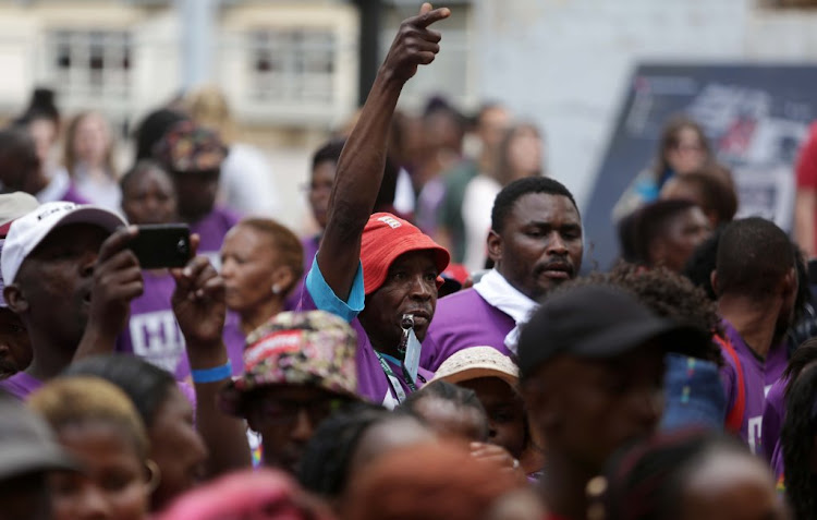 The Treatment Action Campaign (TAC) on Monday December 10 2018 celebrated its 20th anniversary by marching to Constitution Hill to demand the right to health, education and safe sanitation.