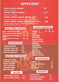 Basil Pizzeria menu 1