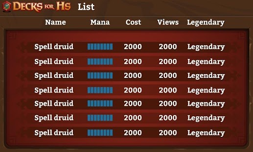 Decks for Hearthstone Screenshots 15