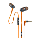 BassHeads 225 | Wired Earphone having 10mm Driver, Passive Noise Cancellation, Polished Metal Design, Hands-free communication