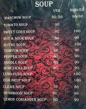 A Square menu 