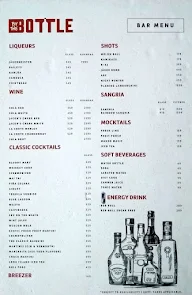 By The Bottle menu 1