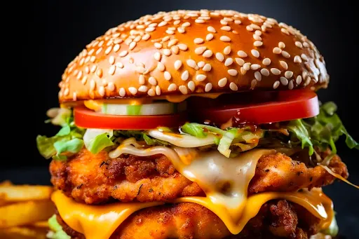 Mexican Jumbo Chicken Burger