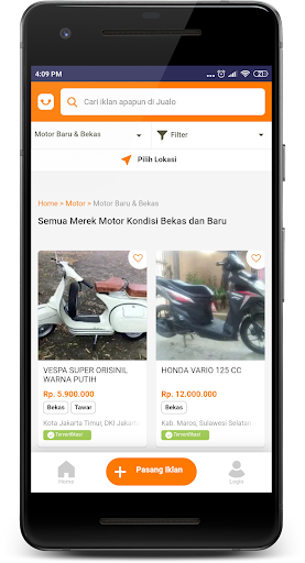 Motor bekas di Indonesia