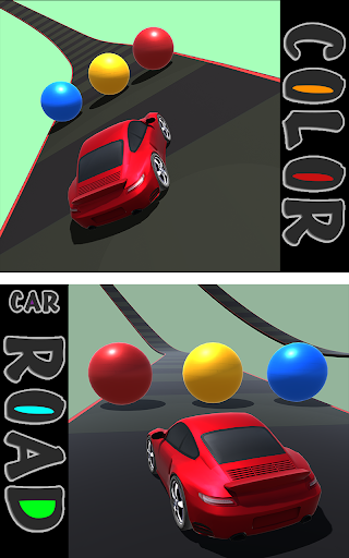 Color Cars Road Rush
