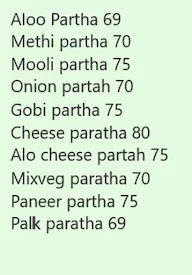 New Paratha Express menu 1