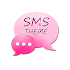 Pink Star GO SMS Theme3.3