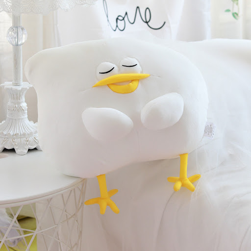 Title 3, Soft Cute Sleeping Chicken Doll, a cuddly and c...