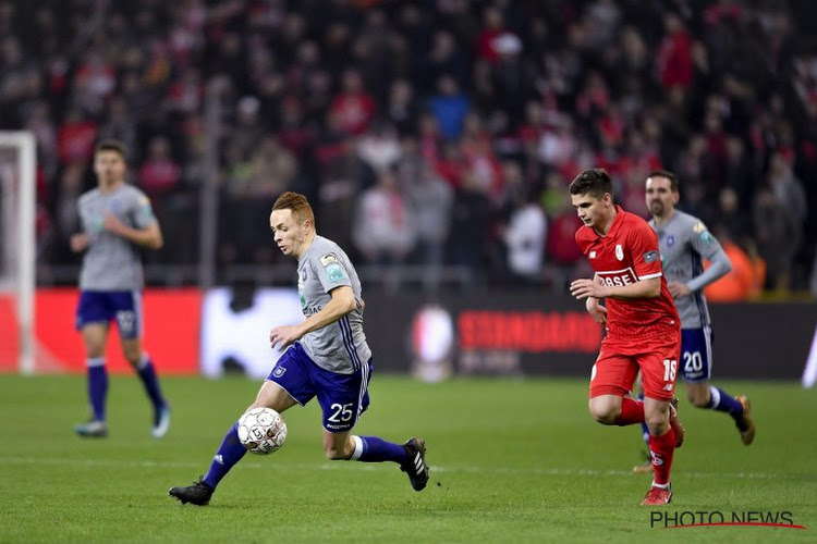 Les Anderlechtois ne sont pas rentrés directement après le match au Standard